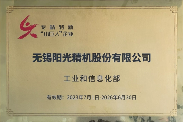 國家專精特新小巨人企業(yè)